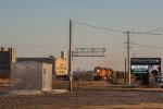 Empty coal train